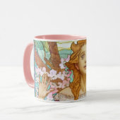 ミュシャジョアン・オブ・アークとしてマウ・アダムス マグカップ (正面左)