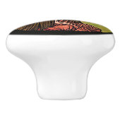 ミュシャステンドグラス美しい セラミックノブ (側面)