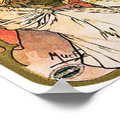 ミュシャポスター: Amants ポスター (角)