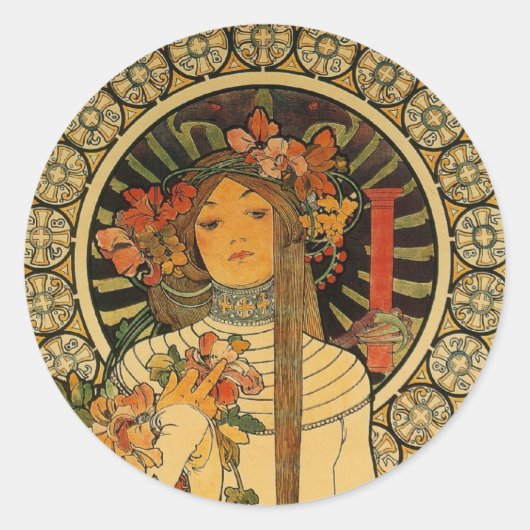 ミュシャラトラピスチン ラウンドシール (正面)