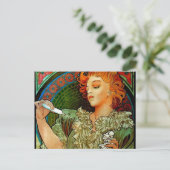 ミュシャランスパルフムロド ポストカード (スタンド正面)