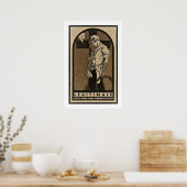 ミュシャヴィンテージ孤児・動物ポスター ポスター (キッチン)