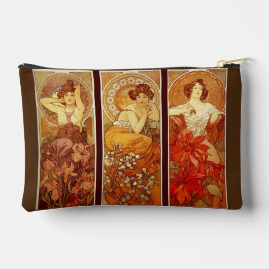 ミュシャ大切石 アクセサリーポーチ (裏面)