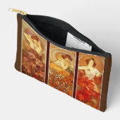 ミュシャ大切石 アクセサリーポーチ (見開き)