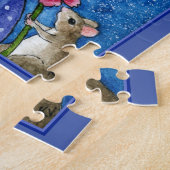 ミュシャ春キャットスプーフジグソーパズル ジグソーパズル (側面)