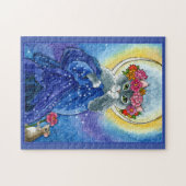 ミュシャ春キャットスプーフジグソーパズル ジグソーパズル (横)