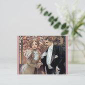 ミュシャ浮気女の男ロマンチックな愛 ポストカード (スタンド正面)