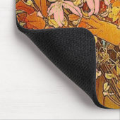 ミュシャ花 マウスパッド (コーナー)