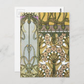 ミュシャ-アールヌーボーデコレティフ1901 ポストカード (正面/裏面)