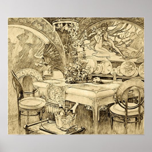 ミュシャ-イラストレーション1901 ポスター (正面)