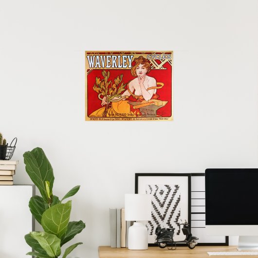 ミュシャ – サイクル ポスター (ホームオフィス)