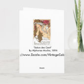 ミュシャ-サロンdesのセント シーズンカード (裏面)