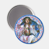 ミュシャ – スラビア – セセッション マグネット (正面/裏面)