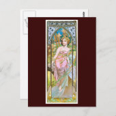 ミュシャ ポストカード (正面/裏面)