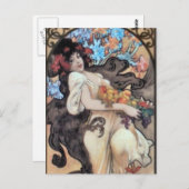 ミュシャ ポストカード (正面/裏面)