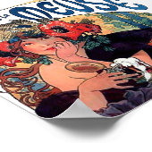 ミュシャ – ミューズ–1890 ポスター (角)