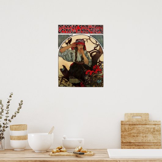 ミュシャ – モラヴィア先生の合唱団1911 ポスター (キッチン)