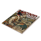 ミュシャ・ルクョン タイル (側面)