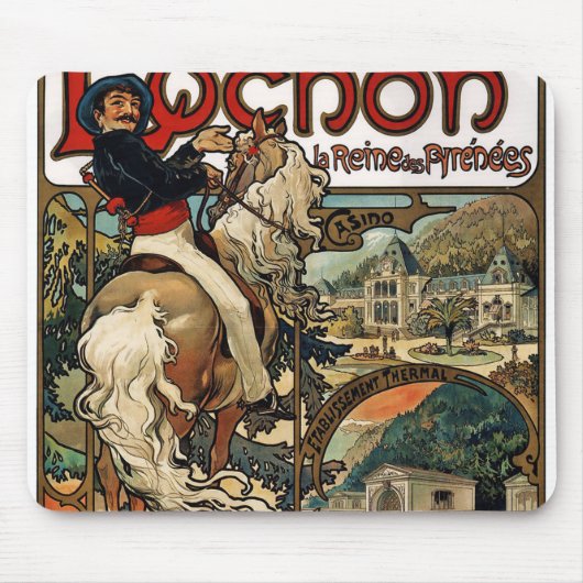 ミュシャ・ルクョン マウスパッド (正面)