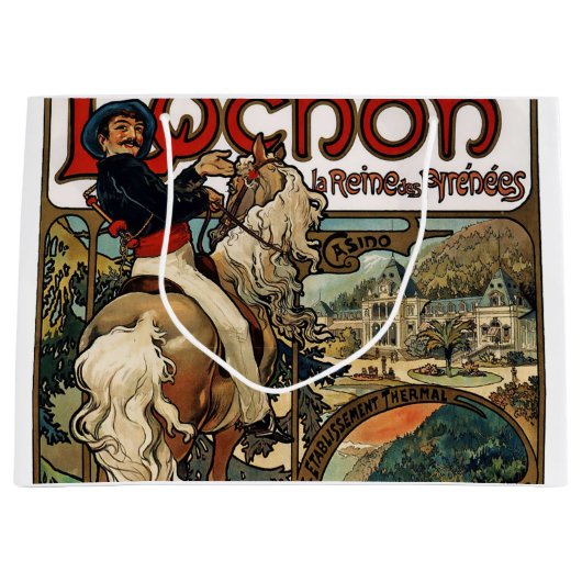 ミュシャ・ルクョン ラージペーパーバッグ (正面)