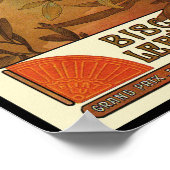 ミュシャ-ヴィンテージフランスのポスターアート – Flirt ポスター (角)