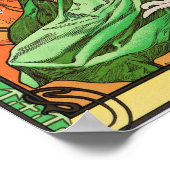 ミュシャ-春 ポスター (角)