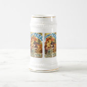 ミュシャ- Bieres de la Meuse (Beer of the Muse) ビールジョッキ (中央)