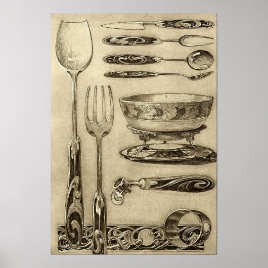 ミュシャ- From Documents Decoratifs 1901 ポスター (正面)