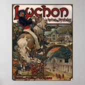 ミュシャ- Luchon 1895 ポスター (正面)