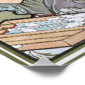 ミュシャ- Parfum 1896 ポスター (角)