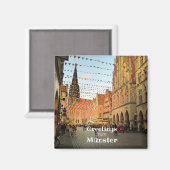 ミュンスターからの挨拶 マグネット (正面/裏面)