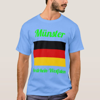 ミュンスター ノルトラインヴェストファーレン ドイツ おしゃれなプリント Tシャツ