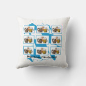 ミュンフナーオクトーバーフェストバイエルンマップビーズカートゥーン クッション (裏面)