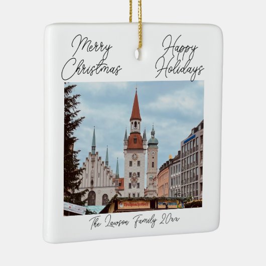 ミュンヘンがクリスマス市場をパーソナライズ セラミックオーナメント (右)