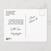 ミュンヘンがクリスマス市場をパーソナライズ ポストカード (裏面)