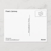 ミュンヘンのコラージュ ポストカード (裏面)