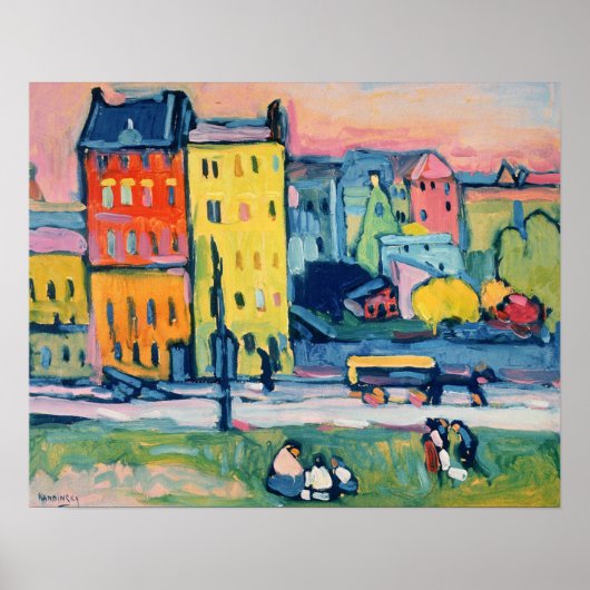 ミュンヘンの家, 1908 ポスター (正面)