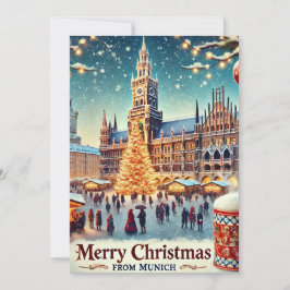 ミュンヘンの懐かしいクリスマス – ホリデーチャーム 招待状