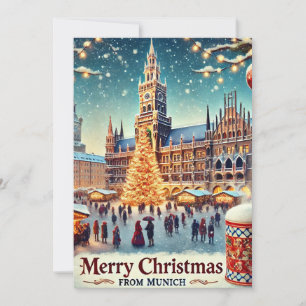 ミュンヘンの懐かしいクリスマス – ホリデーチャーム 招待状
