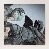 ミュンヘンの戦士の像 – 20x20 - 676個 ジグソーパズル (横)