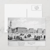 ミュンヘンの眺め、1869 ポストカード (正面/裏面)