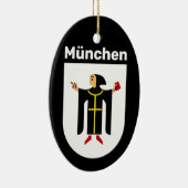 ミュンヘンの紋章 セラミックオーナメント (右)