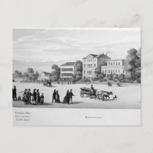 ミュンヘンの見解， 1869 ポストカード (正面)