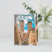 ミュンヘンカラフルドイツFrauenkirche ポストカード (スタンド正面)