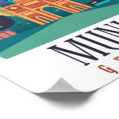 ミュンヘンドイツキャンバス ポスター (角)