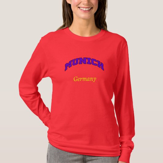 ミュンヘンドイツスウェットシャツ Tシャツ (正面)