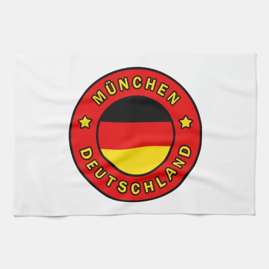 ミュンヘンドイツランド キッチンタオル (横)