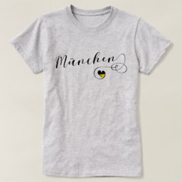 ミュンヘンハートティーシャツミュンヘンバイエルン Tシャツ
