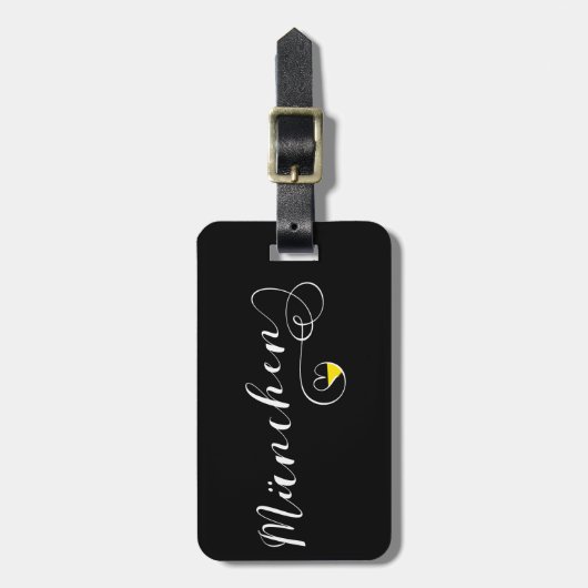 ミュンヘンハートラゲッジタグテンプレート ラゲッジタグ (正面縦)