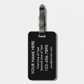 ミュンヘンハートラゲッジタグテンプレート ラゲッジタグ (裏面縦)